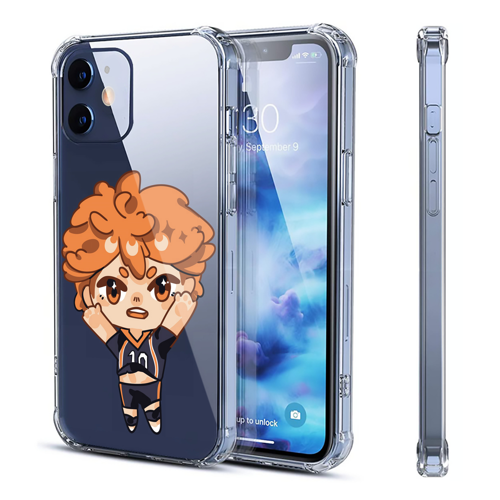（画像用） ハイキュー!! Haikyu!! 【iPhone 12シリーズ対応】透明スマホケース（クリアソフトケース）